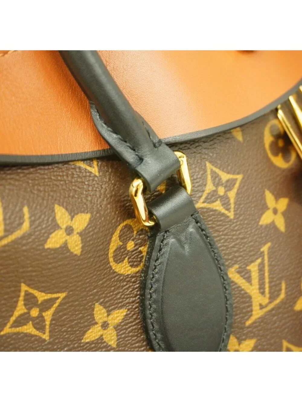 Louis Vuitton Handbag Monogram Roulis Tote Brown 2-Way